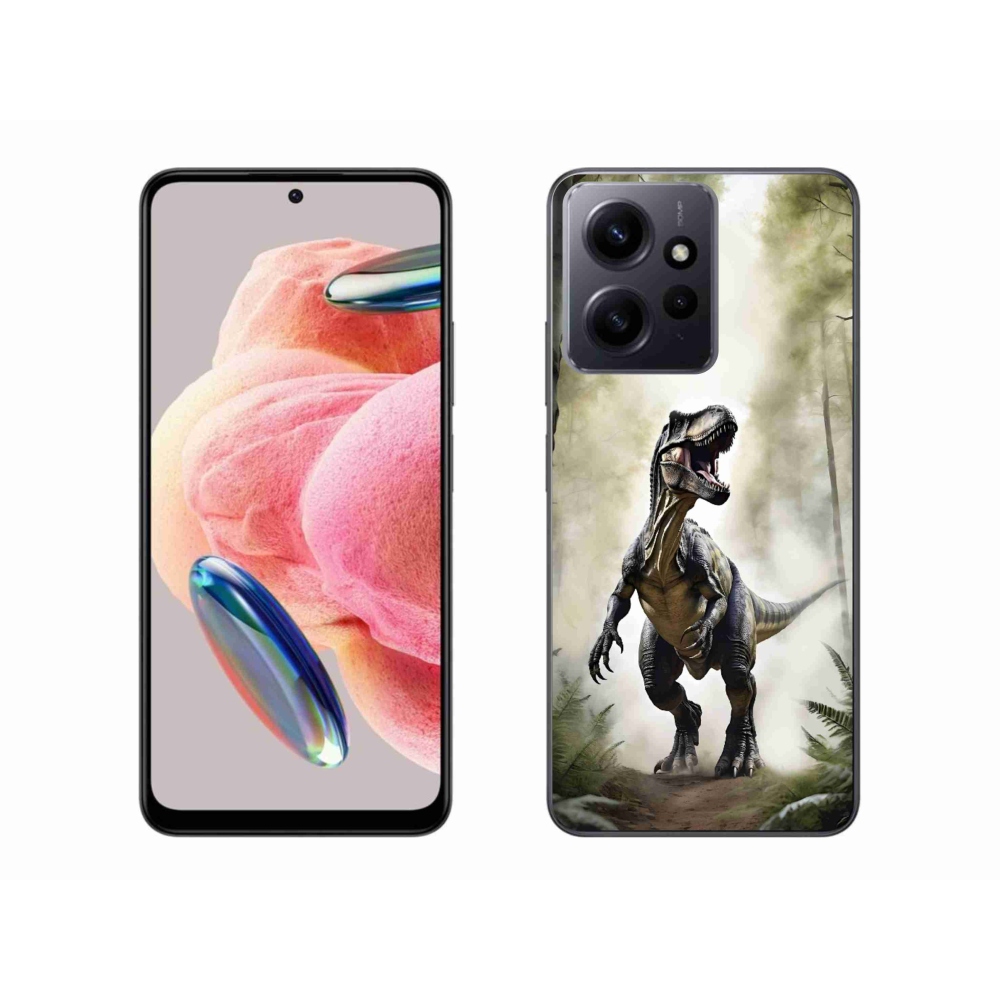 Gelový kryt mmCase na Xiaomi Redmi Note 12 - naštvaný T-Rex