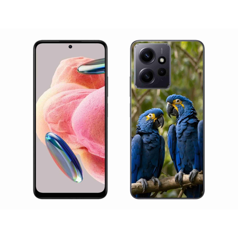 Gelový kryt mmCase na Xiaomi Redmi Note 12 - papouščí duo