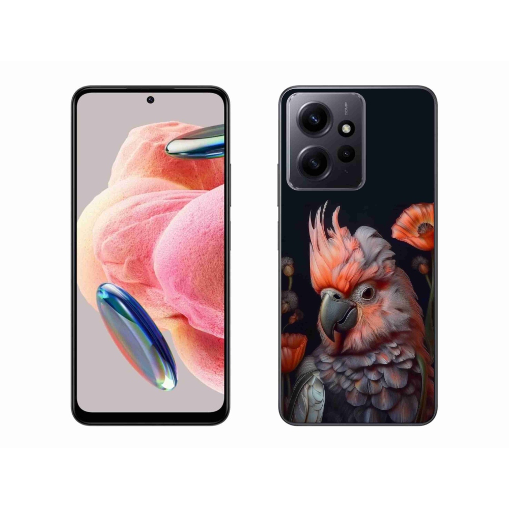 Gelový kryt mmCase na Xiaomi Redmi Note 12 - papoušek kakadu v barvách