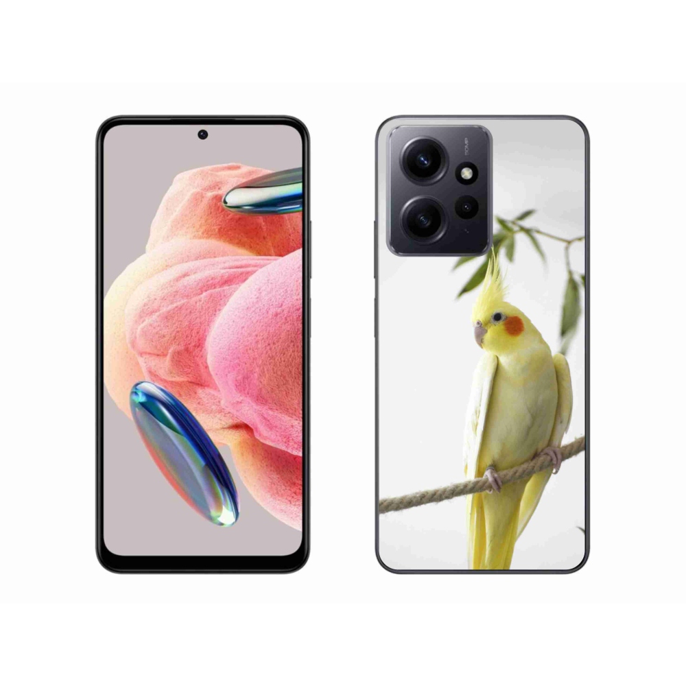 Gelový kryt mmCase na Xiaomi Redmi Note 12 - papoušek korela chocholatá