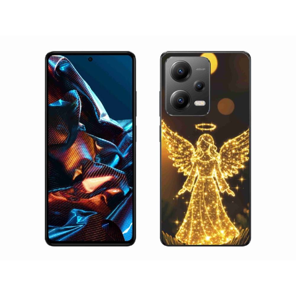 Gelový kryt mmCase na Xiaomi Redmi Note 12 Pro 5G - anděl