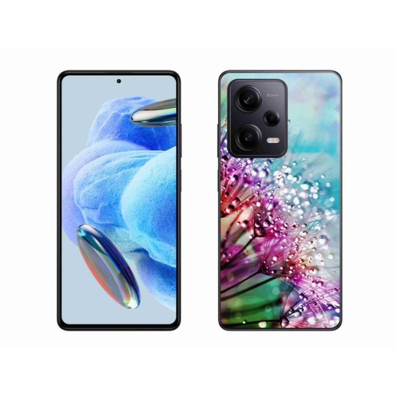 Gelový kryt mmCase na Xiaomi Redmi Note 12 Pro+ 5G - barevné květy