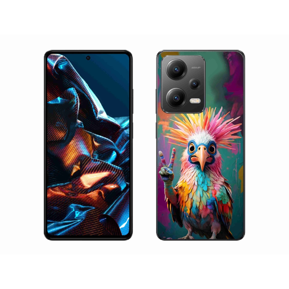 Gelový kryt mmCase na Xiaomi Redmi Note 12 Pro 5G - barevný rebel