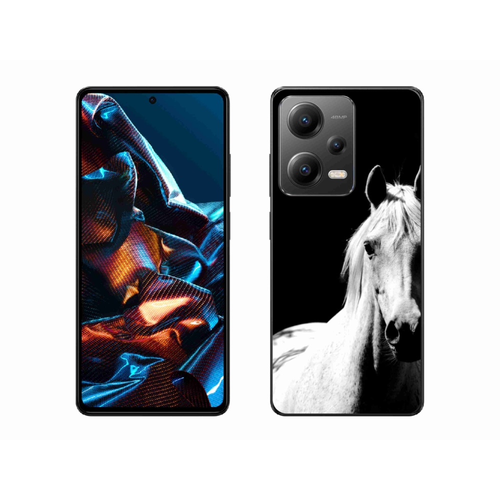 Gelový kryt mmCase na Xiaomi Redmi Note 12 Pro 5G - bílý kůň 5