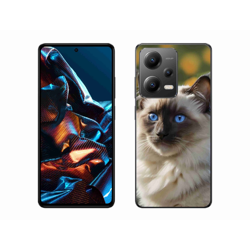 Gelový kryt mmCase na Xiaomi Redmi Note 12 Pro 5G - bílý ragdoll
