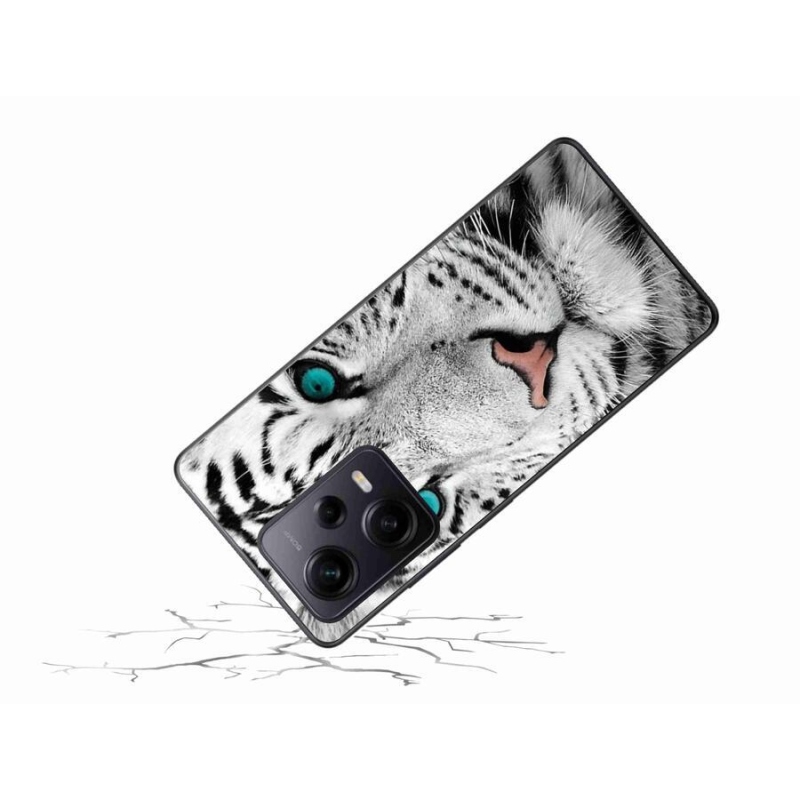 Gelový kryt mmCase na Xiaomi Redmi Note 12 Pro+ 5G - bílý tygr