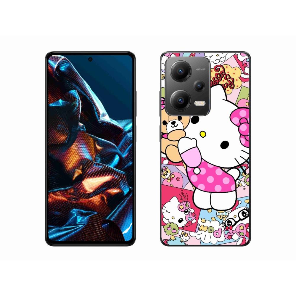 Gelový kryt mmCase na Xiaomi Redmi Note 12 Pro 5G - cute kitty