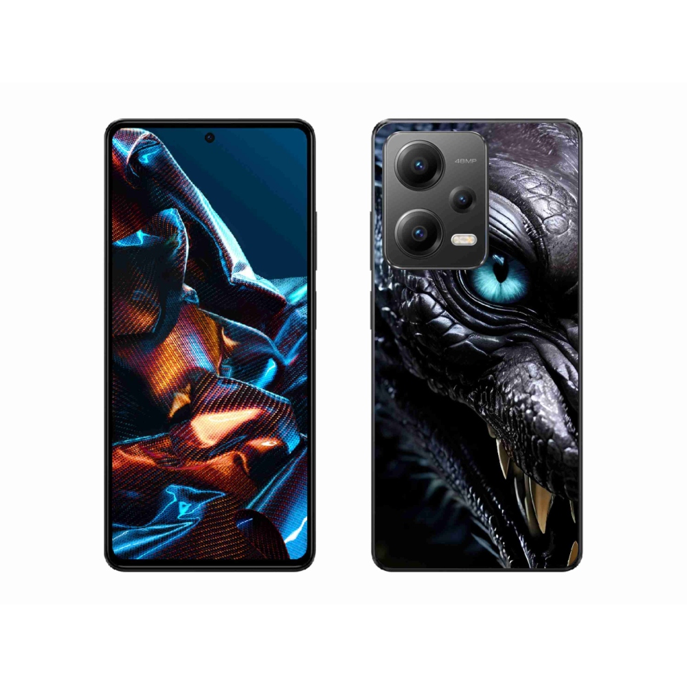 Gelový kryt mmCase na Xiaomi Redmi Note 12 Pro 5G - dračí pohled