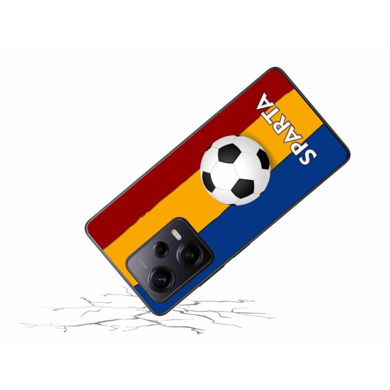 Gelový kryt mmCase na Xiaomi Redmi Note 12 Pro+ 5G - fotbal 1