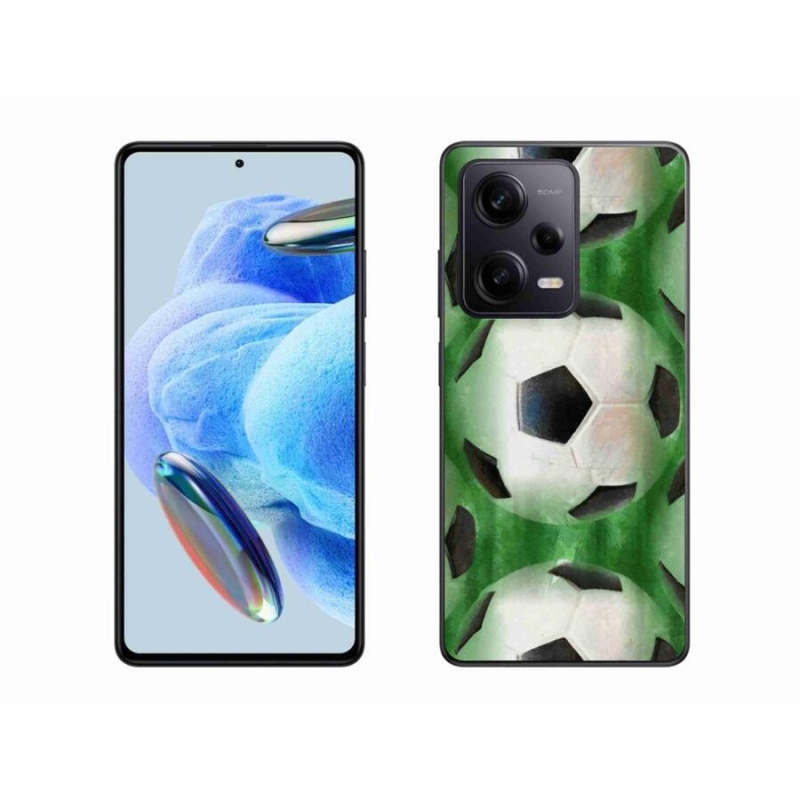 Gelový kryt mmCase na Xiaomi Redmi Note 12 Pro+ 5G - fotbalový míč