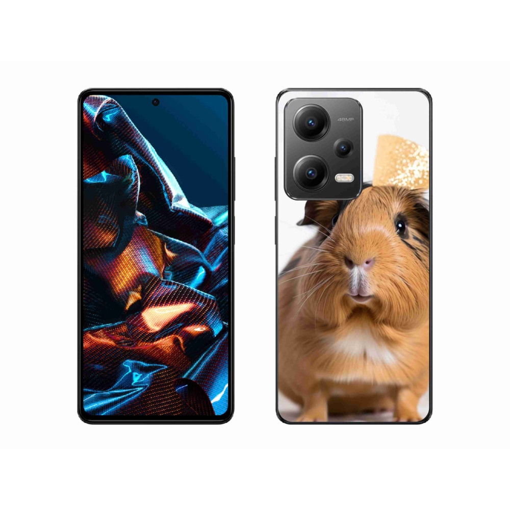 Gelový kryt mmCase na Xiaomi Redmi Note 12 Pro 5G - hnědé morče