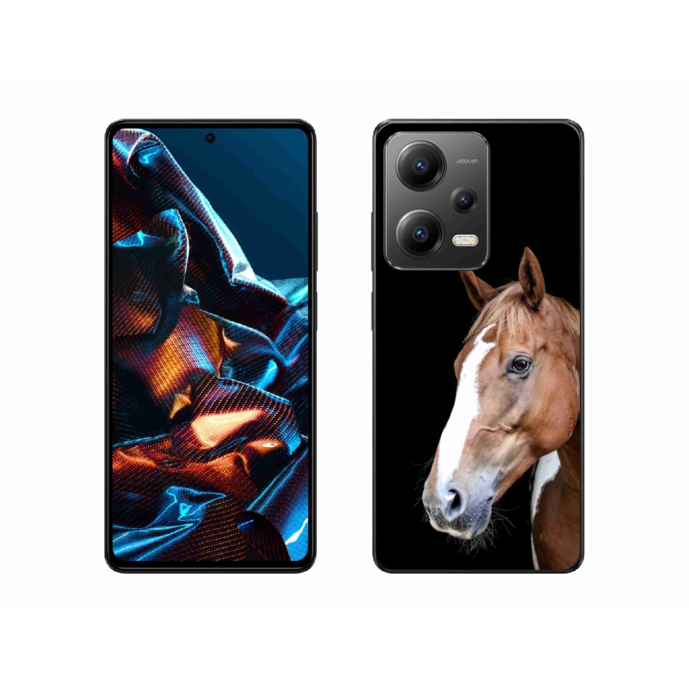 Gelový kryt mmCase na Xiaomi Redmi Note 12 Pro 5G - hnědý kůň 3