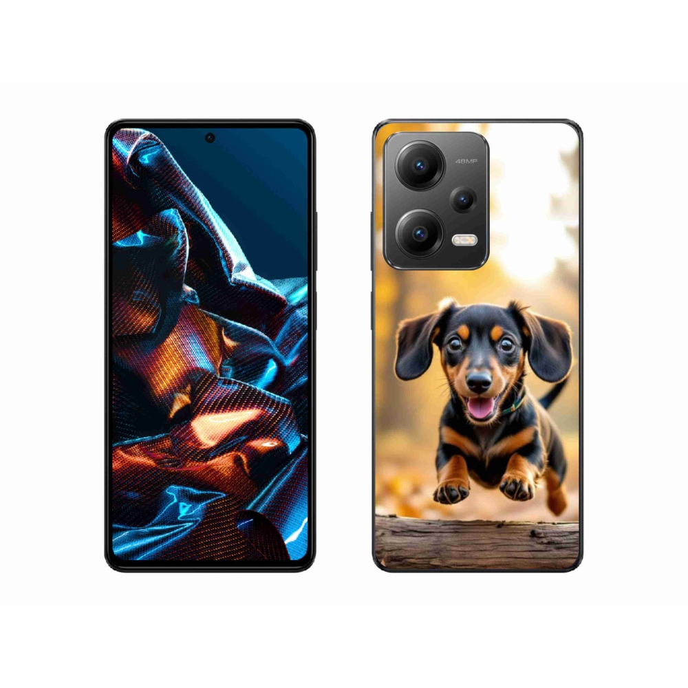 Gelový kryt mmCase na Xiaomi Redmi Note 12 Pro 5G - jezevčík 2