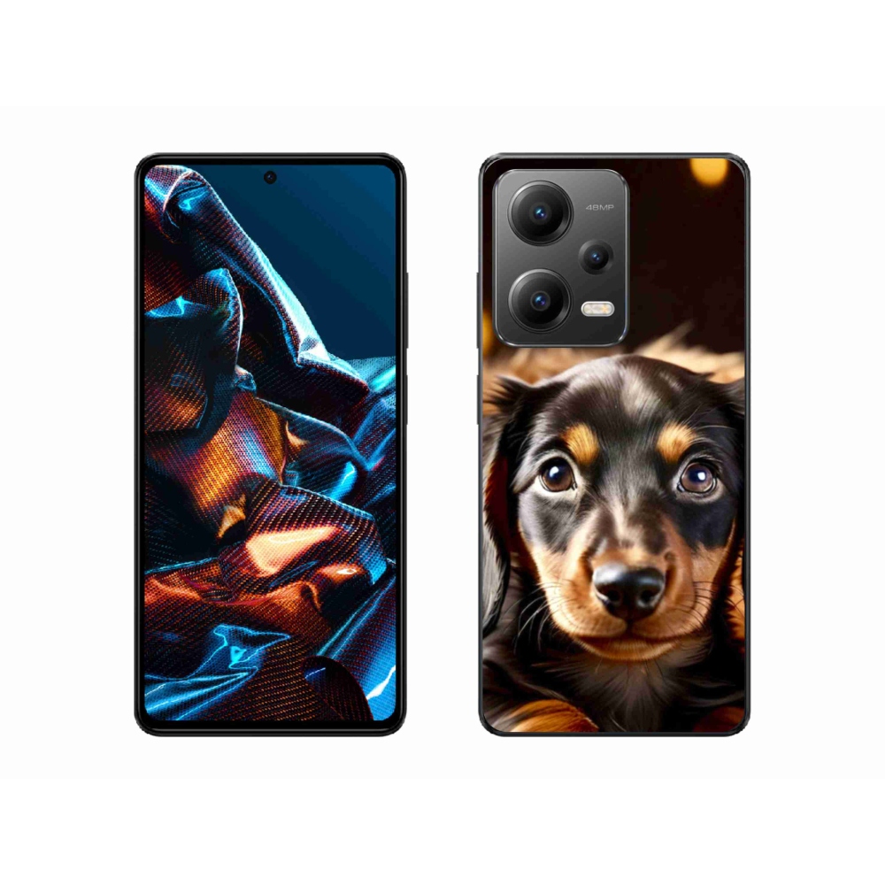 Gelový kryt mmCase na Xiaomi Redmi Note 12 Pro 5G - jezevčík