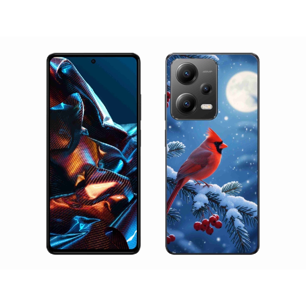 Gelový kryt mmCase na Xiaomi Redmi Note 12 Pro 5G - kardinál červený