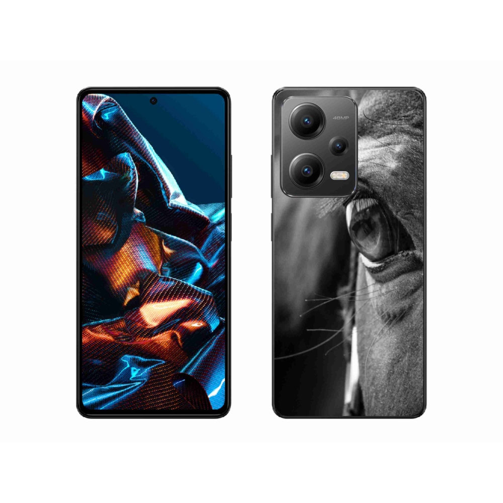 Gelový kryt mmCase na Xiaomi Redmi Note 12 Pro 5G - koňský pohled