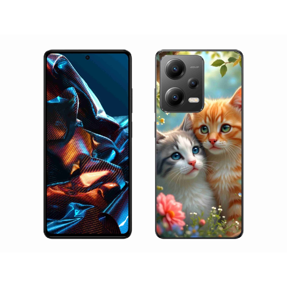 Gelový kryt mmCase na Xiaomi Redmi Note 12 Pro 5G - kočičí láska 2