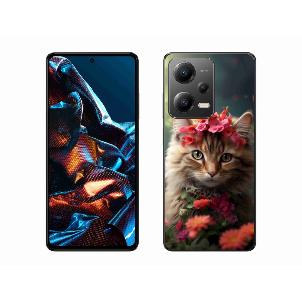 Gelový kryt mmCase na Xiaomi Redmi Note 12 Pro 5G - kočíčí princezna