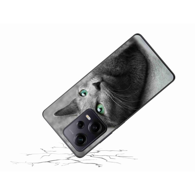 Gelový kryt mmCase na Xiaomi Redmi Note 12 Pro+ 5G - kočka 2