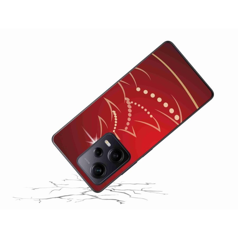 Gelový kryt mmCase na Xiaomi Redmi Note 12 Pro+ 5G - kreslený vánoční stromek