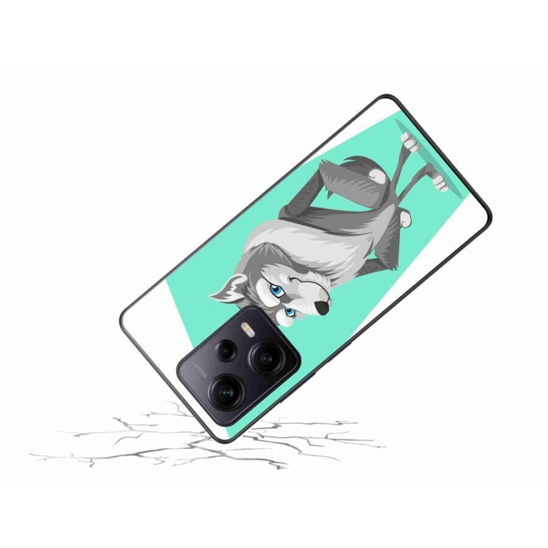Gelový kryt mmCase na Xiaomi Redmi Note 12 Pro+ 5G - kreslený vlk