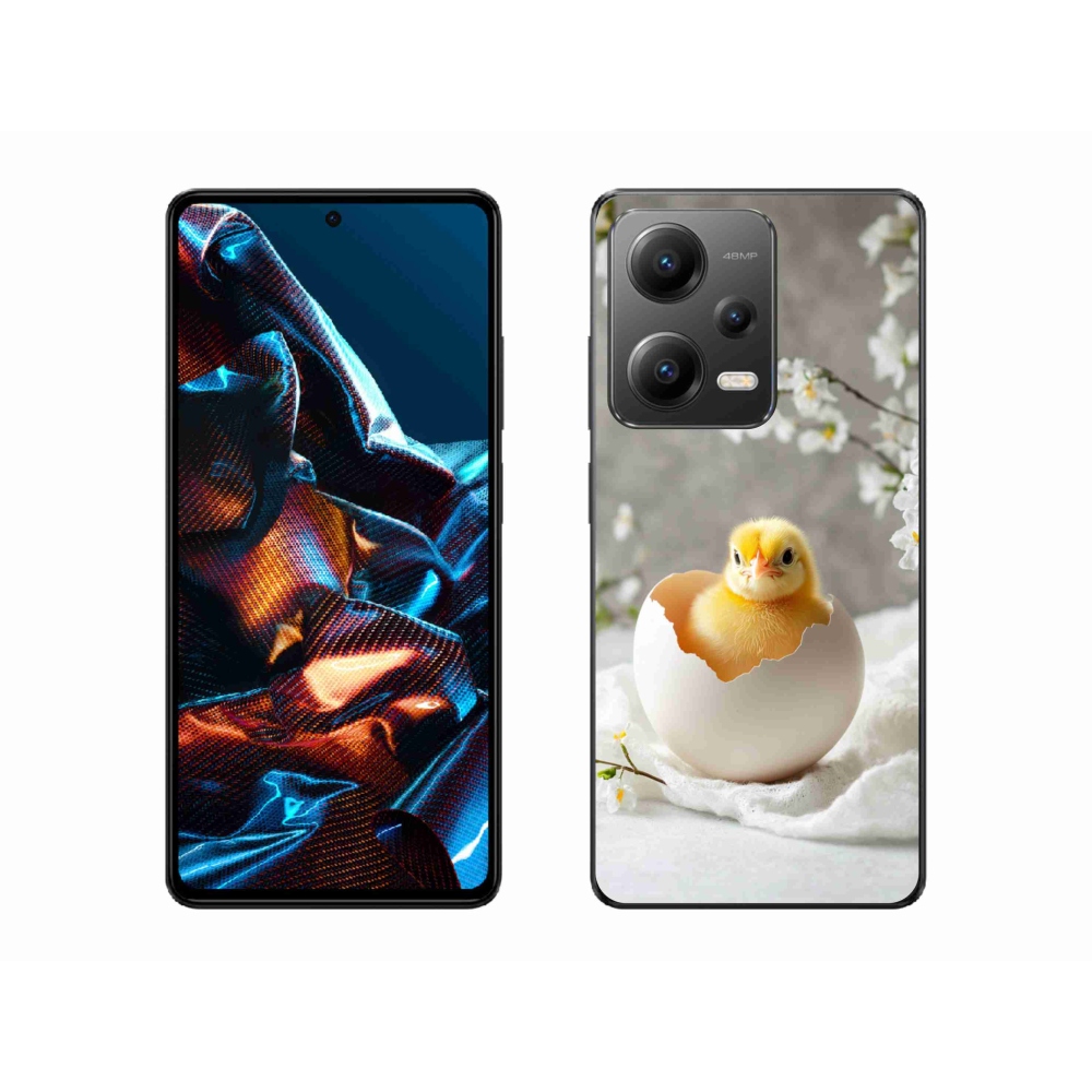 Gelový kryt mmCase na Xiaomi Redmi Note 12 Pro 5G - kuřátko