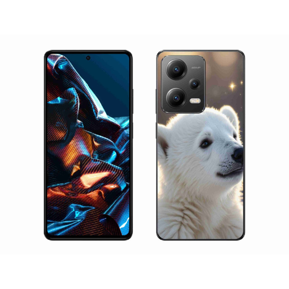 Gelový kryt mmCase na Xiaomi Redmi Note 12 Pro 5G - lední medvěd