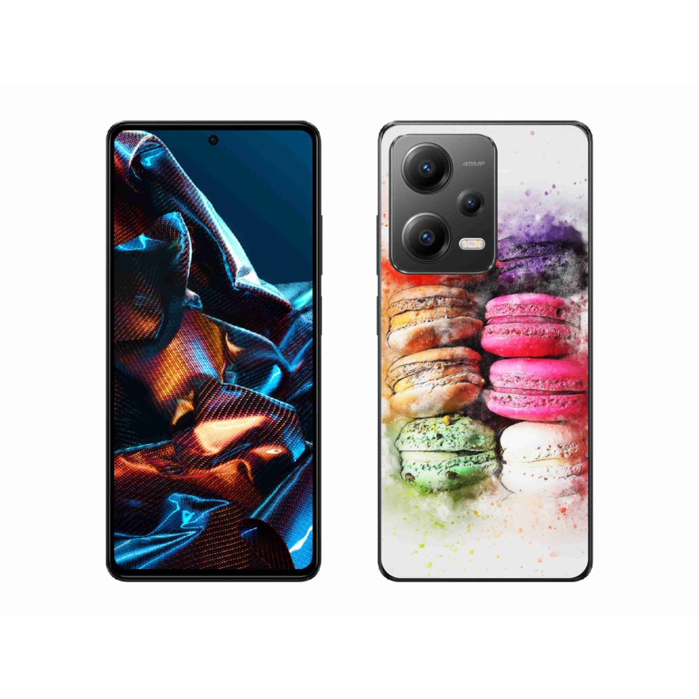 Gelový kryt mmCase na Xiaomi Redmi Note 12 Pro 5G - makrónky