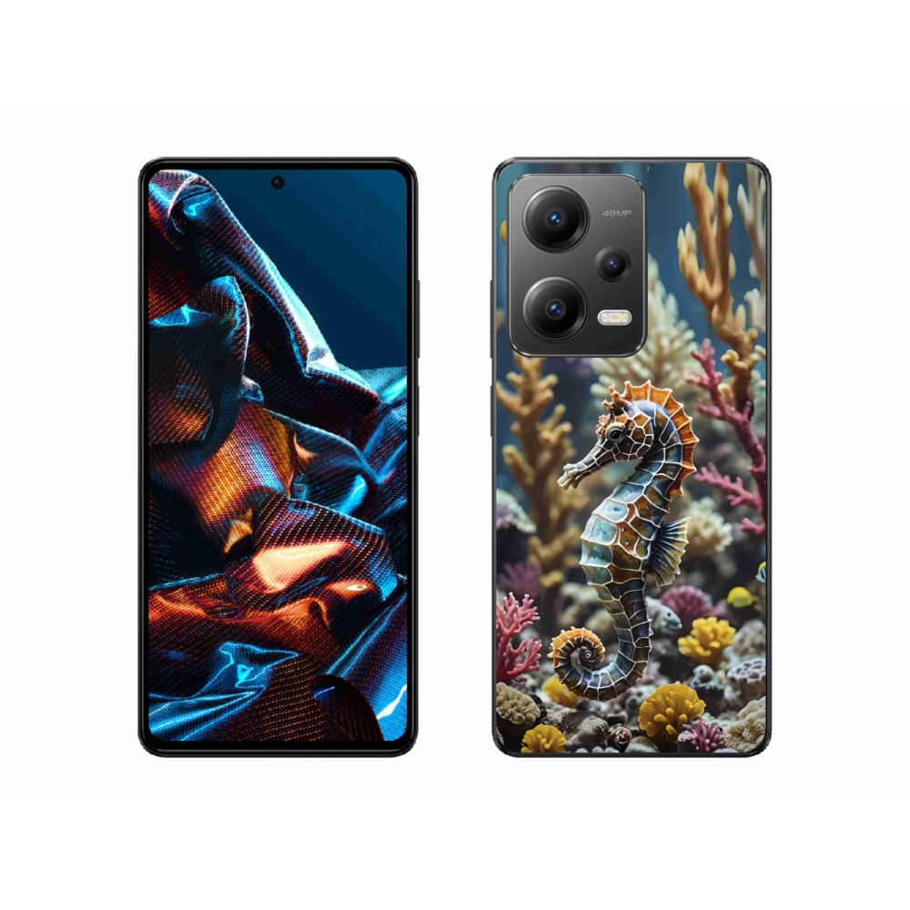 Gelový kryt mmCase na Xiaomi Redmi Note 12 Pro 5G - mořský koník 2