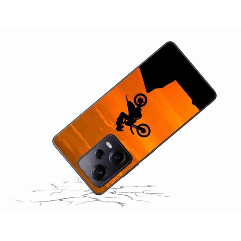 Gelový kryt mmCase na Xiaomi Redmi Note 12 Pro+ 5G - motocross