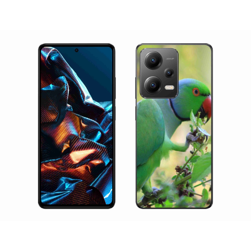 Gelový kryt mmCase na Xiaomi Redmi Note 12 Pro 5G - papoušek alexandr