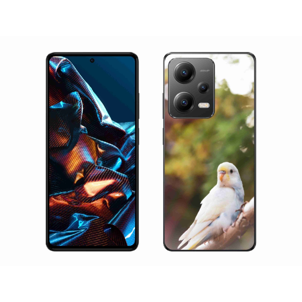 Gelový kryt mmCase na Xiaomi Redmi Note 12 Pro 5G - andulka bílá