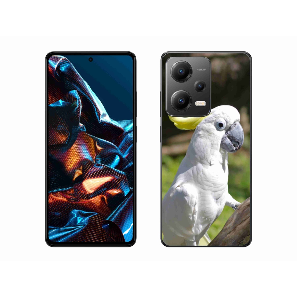 Gelový kryt mmCase na Xiaomi Redmi Note 12 Pro 5G - papoušek kakadu 2