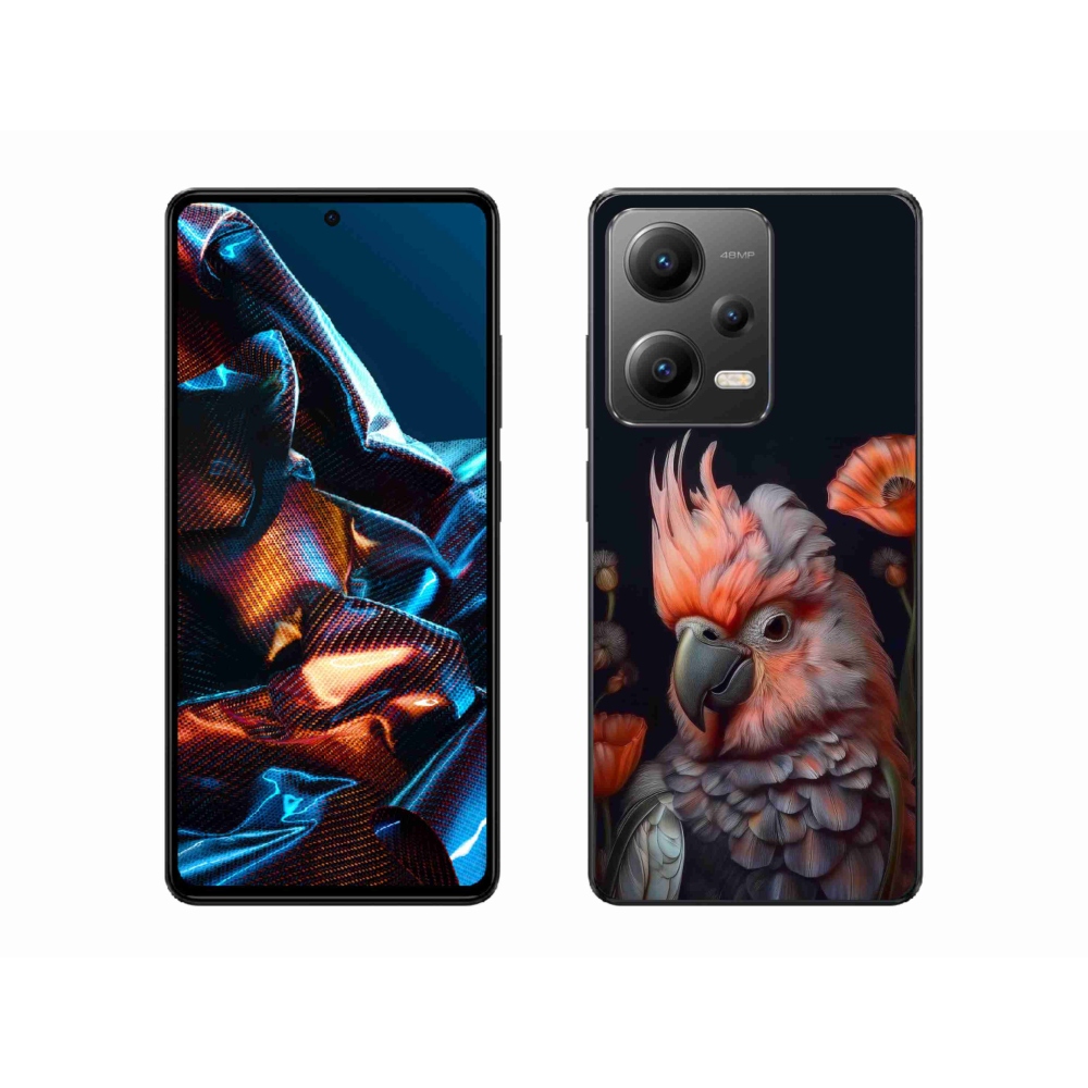 Gelový kryt mmCase na Xiaomi Redmi Note 12 Pro 5G - papoušek kakadu v barvách