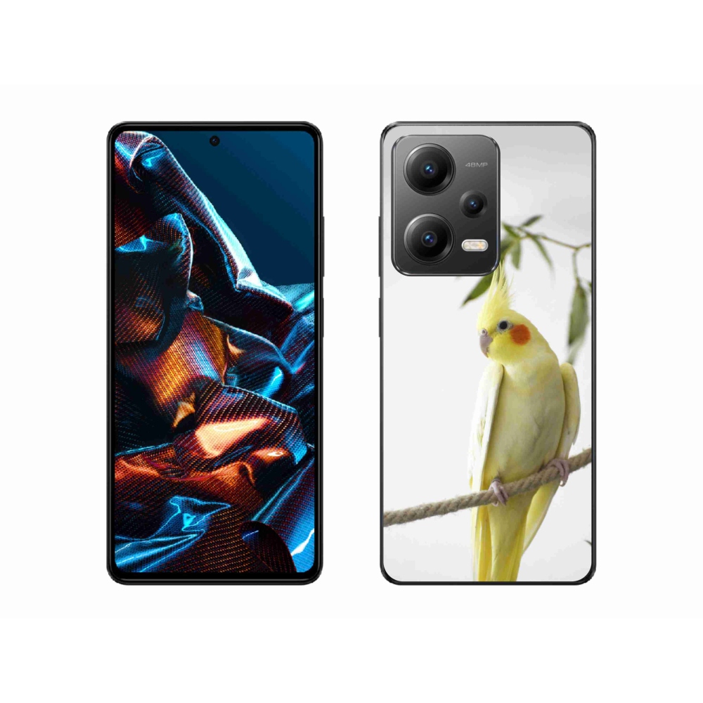 Gelový kryt mmCase na Xiaomi Redmi Note 12 Pro 5G - papoušek korela chocholatá