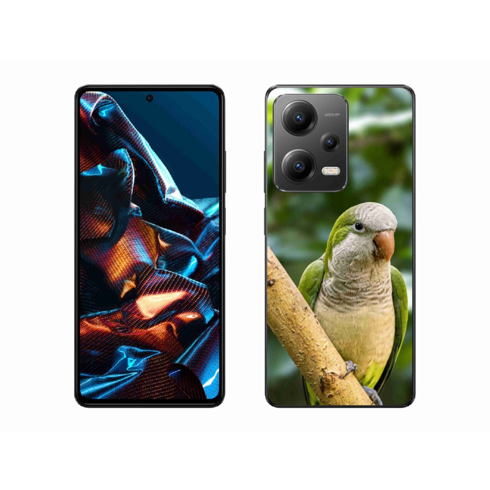 Gelový kryt mmCase na Xiaomi Redmi Note 12 Pro 5G - papoušek mníšek