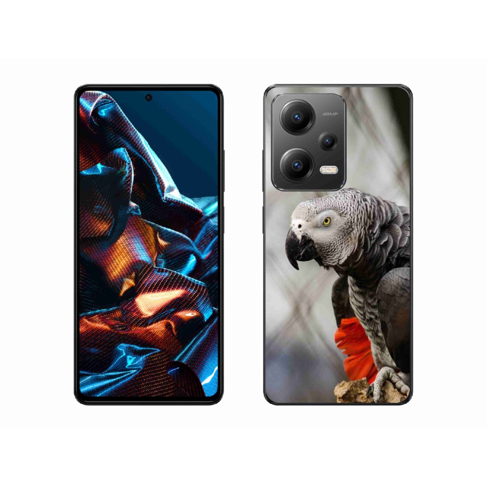 Gelový kryt mmCase na Xiaomi Redmi Note 12 Pro 5G - papoušek žako 3