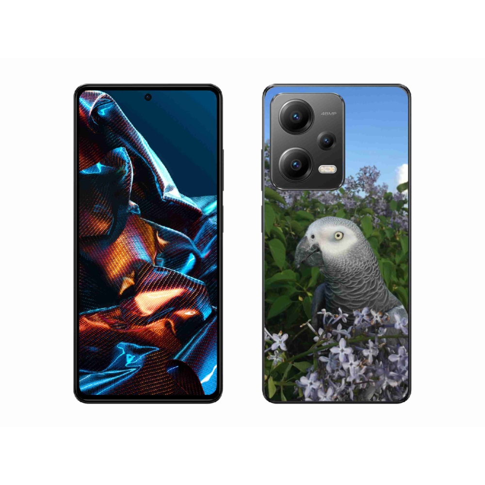 Gelový kryt mmCase na Xiaomi Redmi Note 12 Pro 5G - papoušek žako