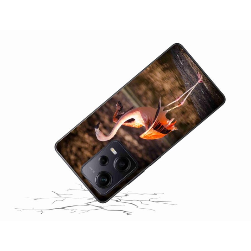 Gelový kryt mmCase na Xiaomi Redmi Note 12 Pro+ 5G - plameňák 2