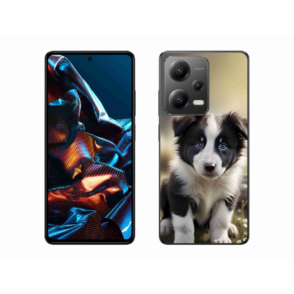 Gelový kryt mmCase na Xiaomi Redmi Note 12 Pro 5G - roztomilá border kolie