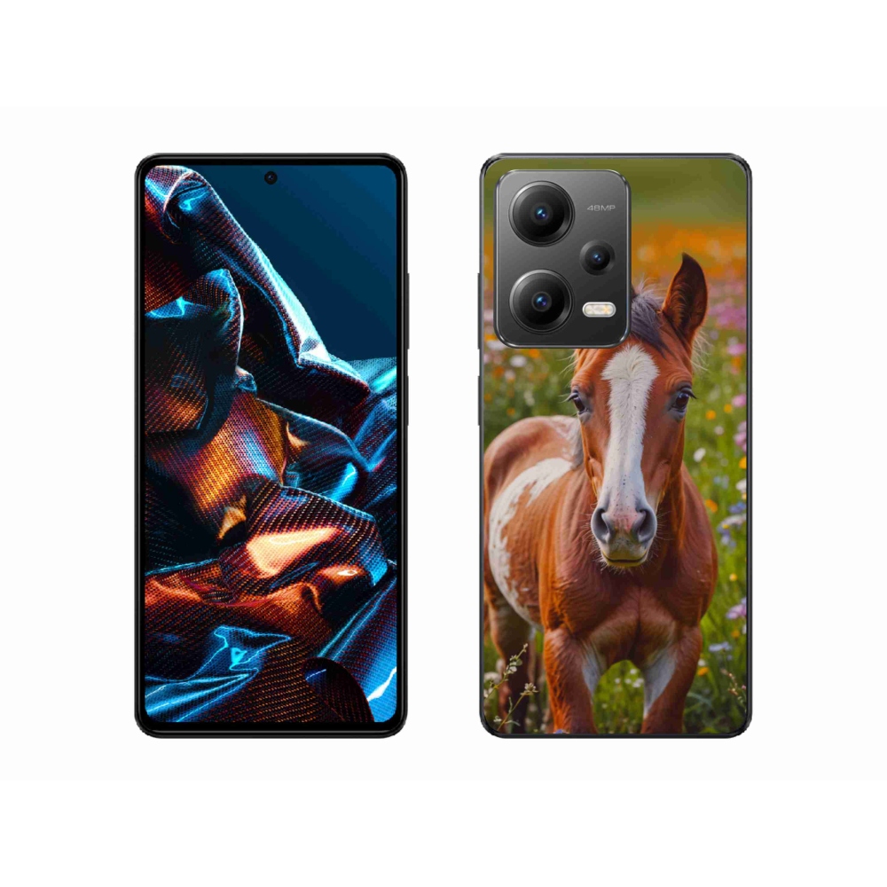 Gelový kryt mmCase na Xiaomi Redmi Note 12 Pro 5G - roztomilé hříbě