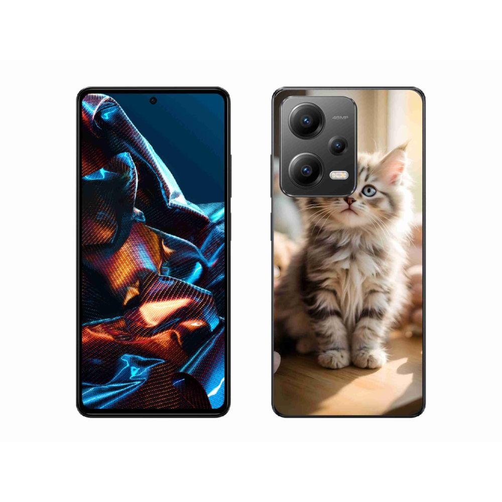 Gelový kryt mmCase na Xiaomi Redmi Note 12 Pro 5G - roztomilé kotě 10