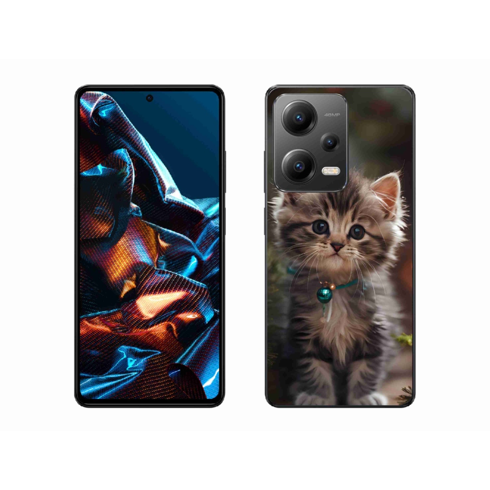 Gelový kryt mmCase na Xiaomi Redmi Note 12 Pro 5G - roztomilé kotě 11