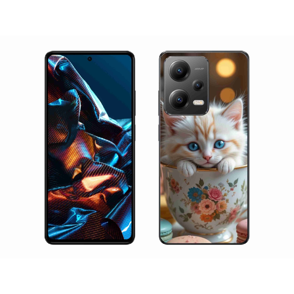 Gelový kryt mmCase na Xiaomi Redmi Note 12 Pro 5G - roztomilé kotě 6