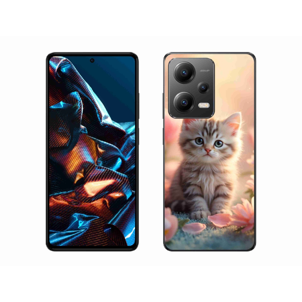 Gelový kryt mmCase na Xiaomi Redmi Note 12 Pro 5G - roztomilé kotě 8