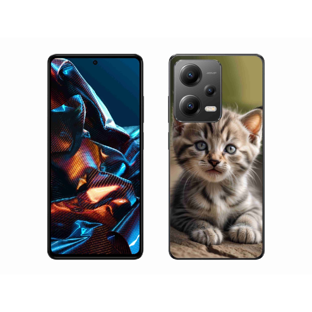 Gelový kryt mmCase na Xiaomi Redmi Note 12 Pro 5G - roztomilé kotě 9
