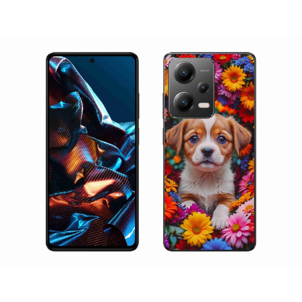 Gelový kryt mmCase na Xiaomi Redmi Note 12 Pro 5G - roztomilé štěně