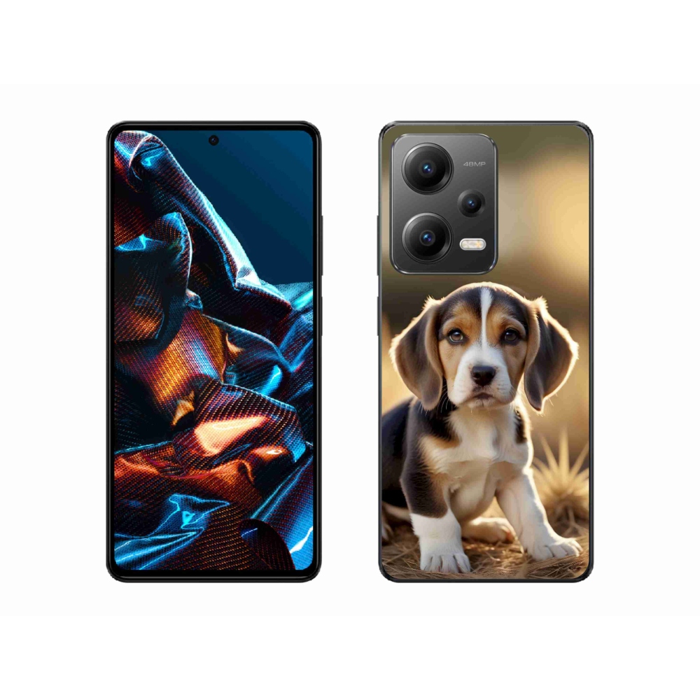 Gelový kryt mmCase na Xiaomi Redmi Note 12 Pro 5G - roztomilý bígl