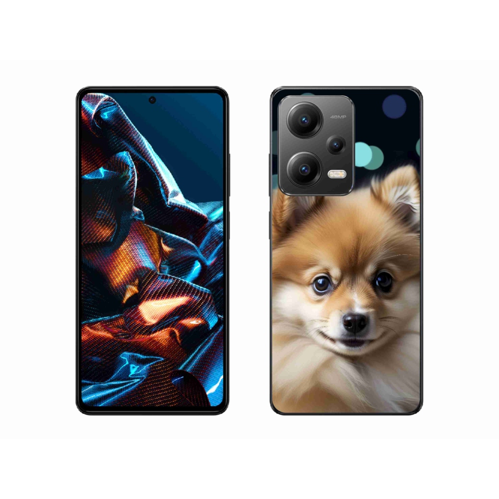 Gelový kryt mmCase na Xiaomi Redmi Note 12 Pro 5G - roztomilý pomeranian