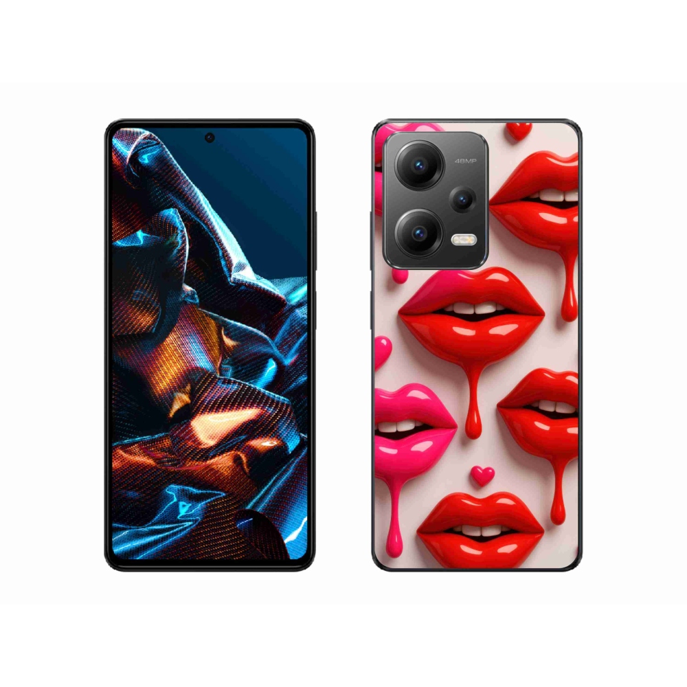Gelový kryt mmCase na Xiaomi Redmi Note 12 Pro 5G - rty 2